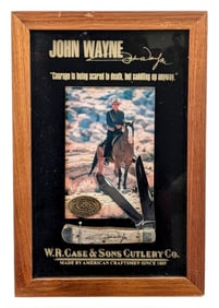 Ltd 2001 Case XX John Wayne Smooth Bone Trapper 6254 w/ Display