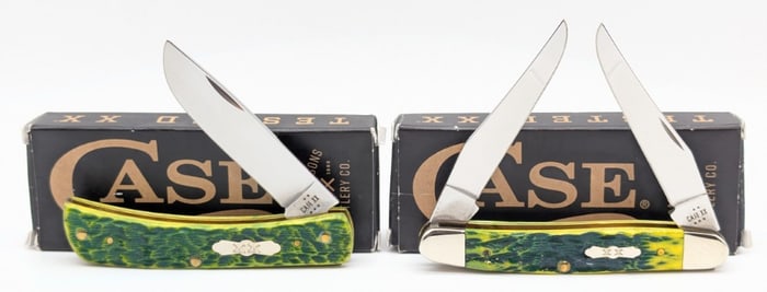 2025 Case XX Green Apple Bone Muskrat & Sod Buster Jr 6137 w/ Boxes