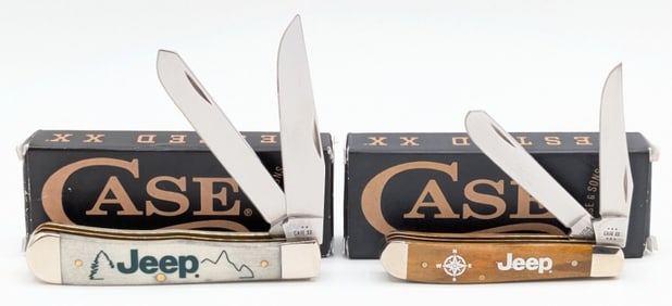 2025 Case XX Smooth Bone Jeep Trapper 6254 & Mini Trapper 6207 w/ Boxes