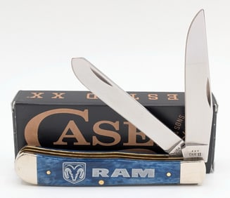 2024 Case XX Navy Blue Bone Dodge Ram Trapper 6254 w/ Box