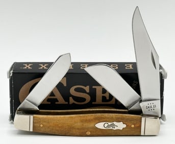 2024 Case XX Smooth Antique Bone Fluted Large Stockman 6375 w/ Box