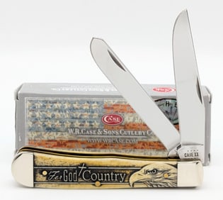 2022 Case XX For God & Country Natural Bone Trapper 6254 w/ Box