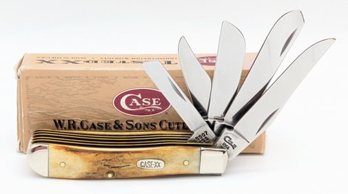 1996 Case XX Stag 5-Blade Mini Trapper 5507 w/ Box