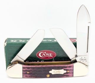 2005 Case XX Cabernet Bone Gunboat Canoe Knife 6394 w/ Box