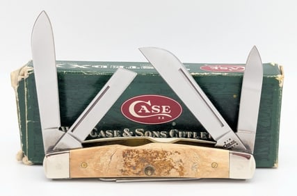 2003 Case XX Exotic Mammoth Bone Congress Knife I4052 w/ Box