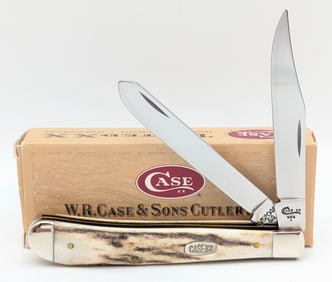 1999 Case XX Vintage Stag Slimline Trapper V52048 w/ Box