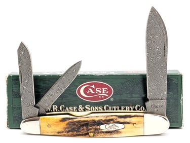 2009 Case XX Damascus Stag Cigar Whittler 5391WH DAM w/ Box