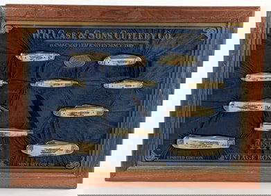 Ltd 2001 Case XX Vintage Bone Mint Set