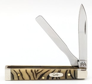 2005 Case XX Natural Bone Zebra Pattern Baby Doc 6282