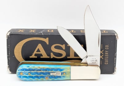 2024 Case XX Sea Dragon Burnt Caribbean Blue Bone Barlow 62009 1/2 w/ Box