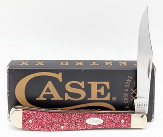 2023 Case XX SparXX Ruby Stardust Kirinite Slimline Trapper 101048 w/ Box