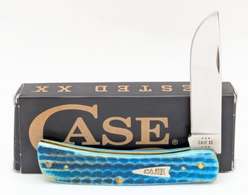 2024 Case XX Sea Dragon Sky Blue Bone Sod Buster Jr 6137 w/ Box