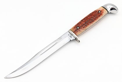 1965-80 Case XX Second Cut Stag Fixed Blade Knife 516-5