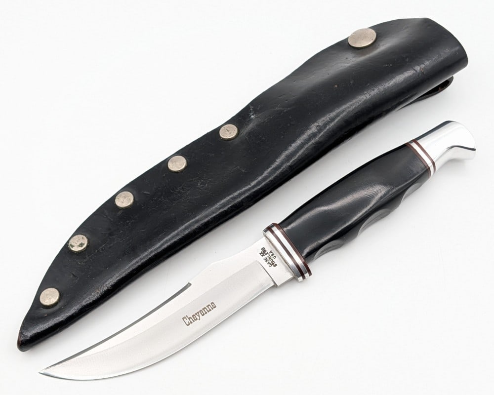 1965-69 Case XX Cheyenne Fixed Blade Knife 400 w/ Sheath (1 of 10)
