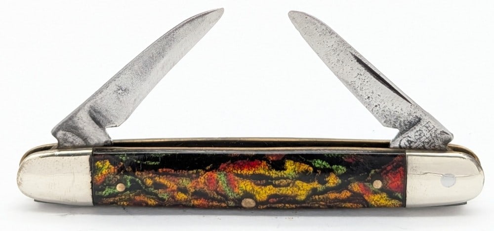 1920-40 Case Tested XX Christmas Tree Celluloid Pen Knife (1 of 5)