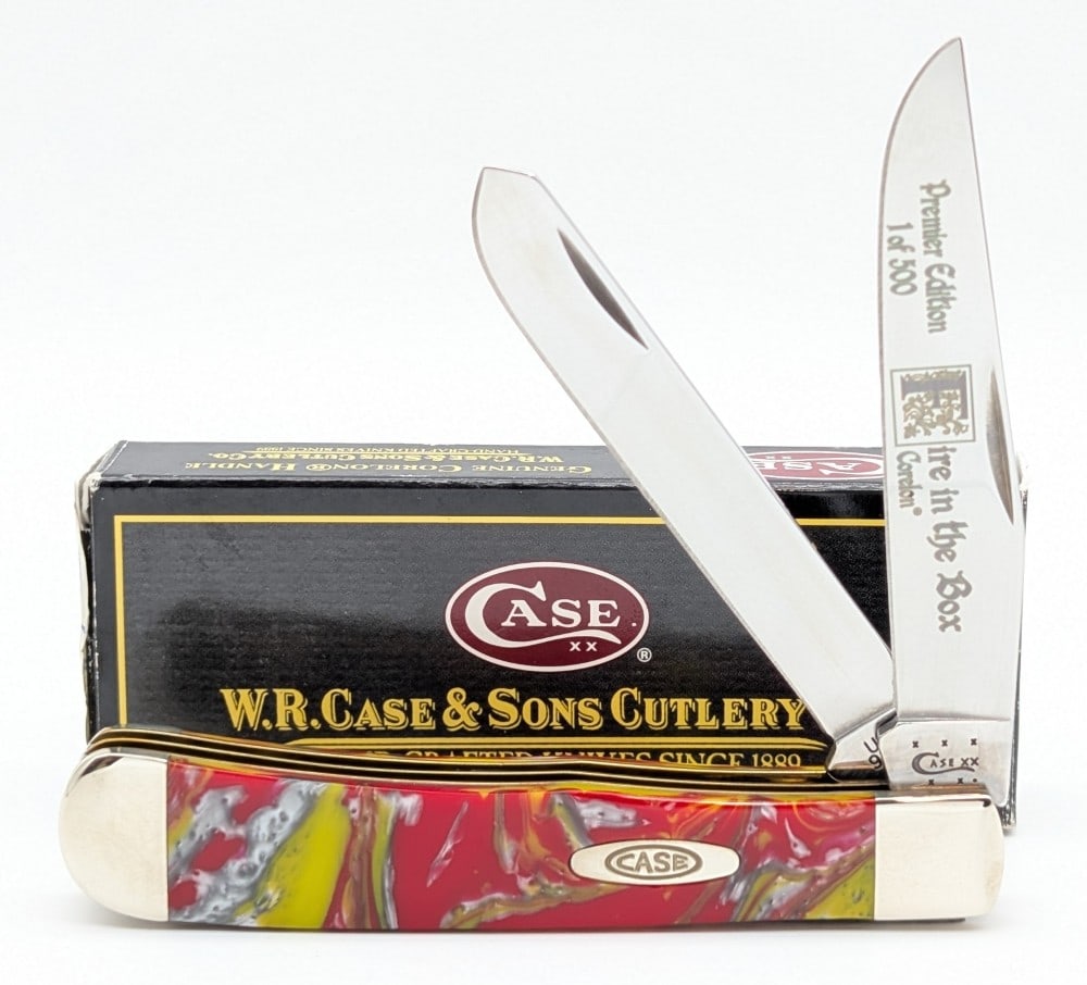 Ltd 2014 Case XX Fire in the Box Corelon Trapper 9254 w/ Box (1 of 4)