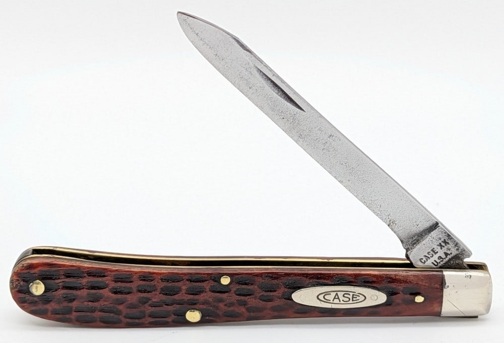 1965-69 Case XX Jig Bone Slimline Trapper 61048 (1 of 3)