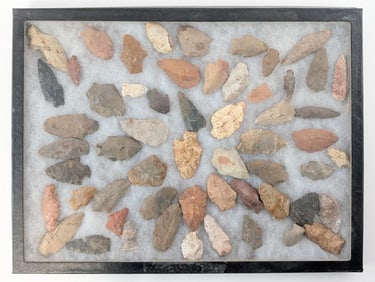 Group of Native American Arrowheads