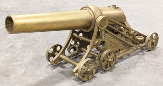 C.C. Galbraith & Son Brass Line Throwing & Signal Cannon