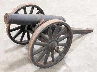 Cast Iron 1.25in Civil War Replica Functioning Cannon