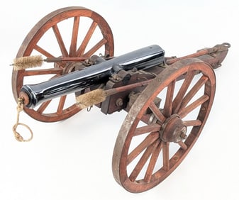 CVA Civil War Replica .60 Cal Black Powder Cannon w/ Carriage