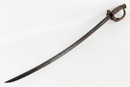 Civil War Era Unmarked Model 1860 Light Cavalry Saber