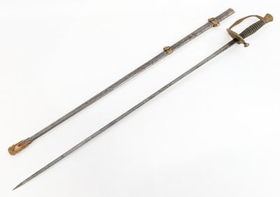 U.S. Model 1860 Staff & Field Officers Dress Sword w/ Scabbard