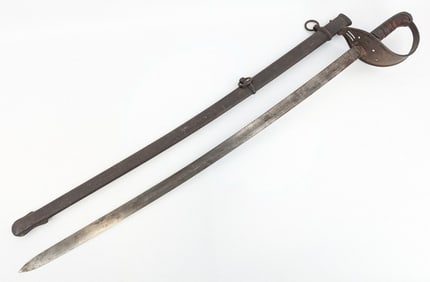 Austrian M1858 Heavy Cavalry Saber w/ Scabbard