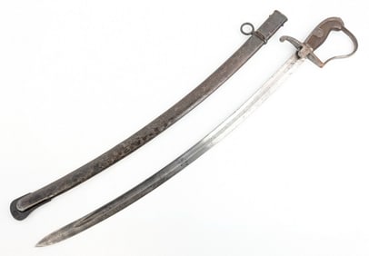 WWI Imperial German Alex. Coppel Model 1873 Cavalry Saber w/ Scabbard