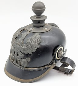 WWI Imperial German Prussian Artillery Ball Top Pickelhaube Helmet
