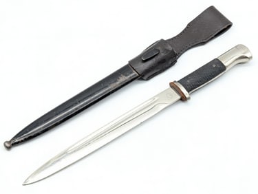 WWII German Puma Dress Bayonet w/ Scabbard & Frog