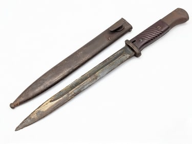 WWII German K98 43FFC Bayonet with Matching Sheath
