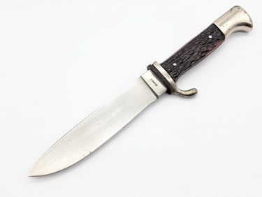 Post WWII German Hygrade Cutlery Co. Stag Hitler Youth Knife
