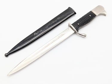 WWII German Anton Wingen Jr. Hitler Youth Knife w/ Scabbard