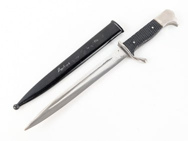 WWII German Salesman Sample Miniature Dress Bayonet w/ Scabbard