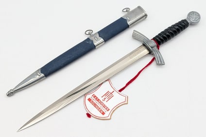 WWII German Salesman Sample 1st Model Luftwaffe Dagger w/ Scabbard & Hang Tag