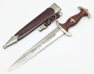 WWII German Christianswerk SA Dagger w/ Scabbard & Hanger