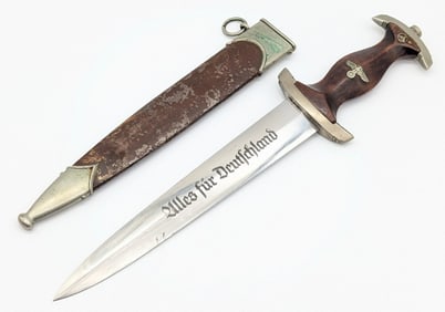 WWII German F. Dick SA Dagger w/ Scabbard