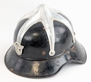 Unique WWII German M38 Gladiator Police Helmet