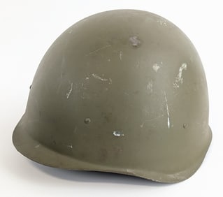 WWII Era 1948 Soviet Russian SSh Steel Helmet