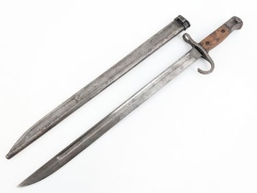 WWII Japanese Type 30 Arisaka Bayonet w/ Scabbard
