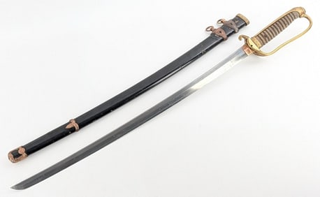 Russo Japanese Kyu Gunto Dress Sword w/ Scabbard