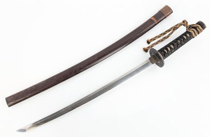 Antique Japanese Wakizashi w/ Scabbard