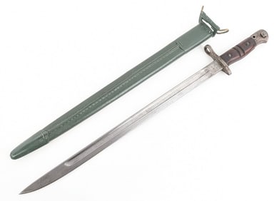 WWI U.S. Remington Model 1917 Bayonet w/ Scabbard