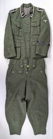 MQR WWII German M42 Grey Wool Tunic & Trousers
