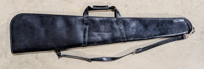 Authentic Holland & Holland .500 Nitro Express Black Leather Case