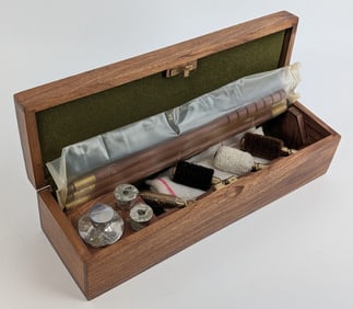 New Shotgun Cleaning Kit in Harwood Case