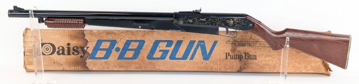 Vtg Daisy Model 25 Slide Action BB Gun w/ Box