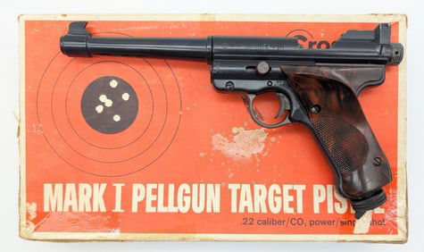 Crosman Mark I Target .22 Cal Pellet CO2 Air Pistol w/ Box