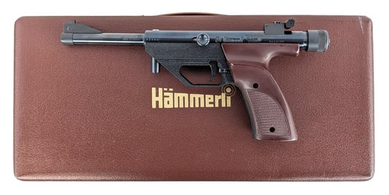 Hammerli Single Long .177 Cal Pellet Target Air Pistol w/ Case